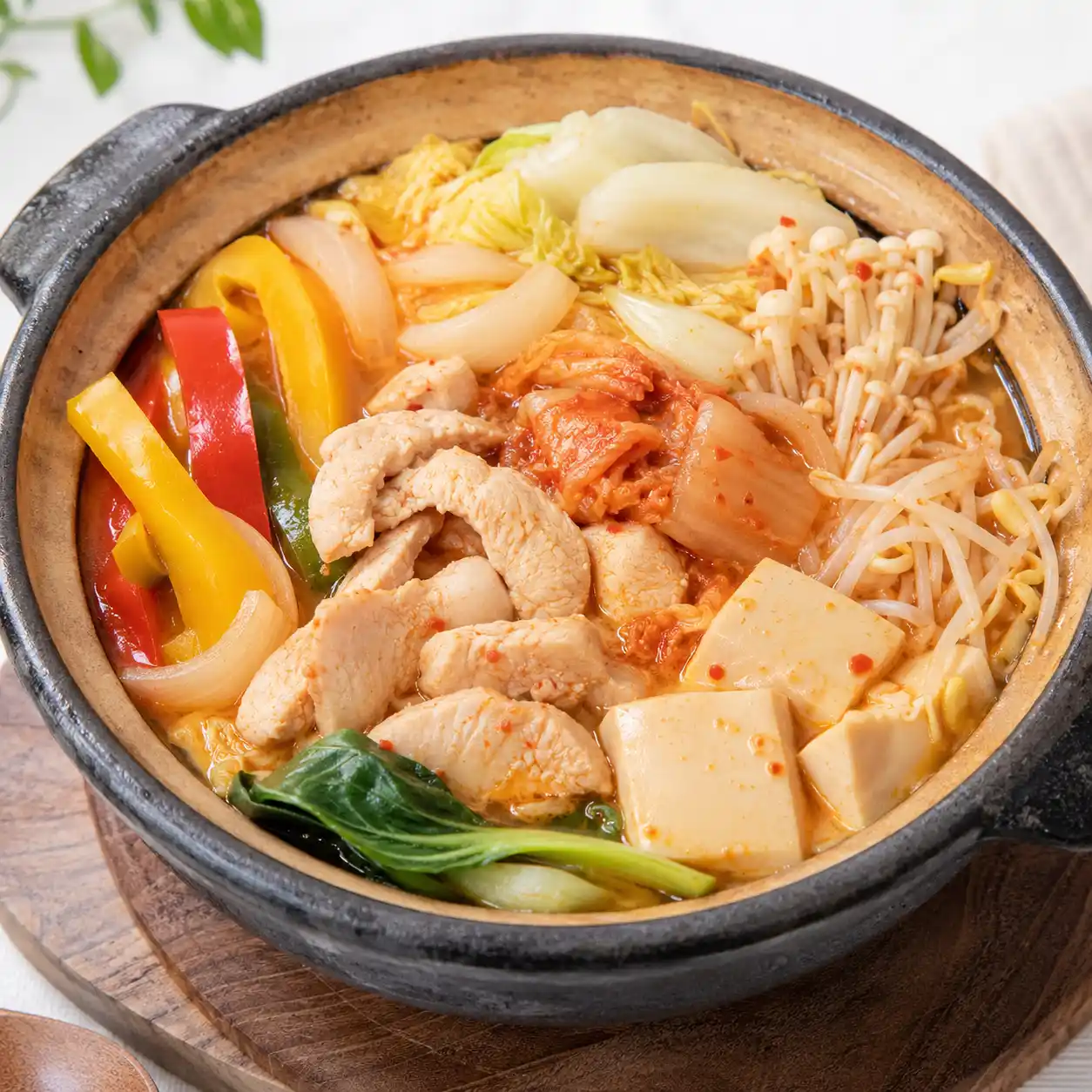泡菜雞柳豆腐彩蔬小鍋