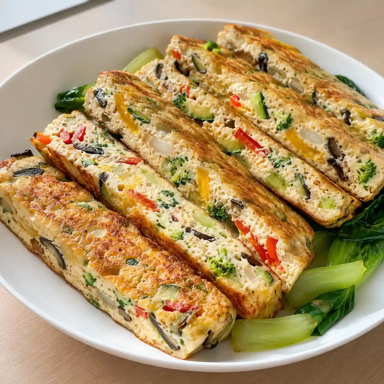彩蔬條蛋豆腐厚煎棒