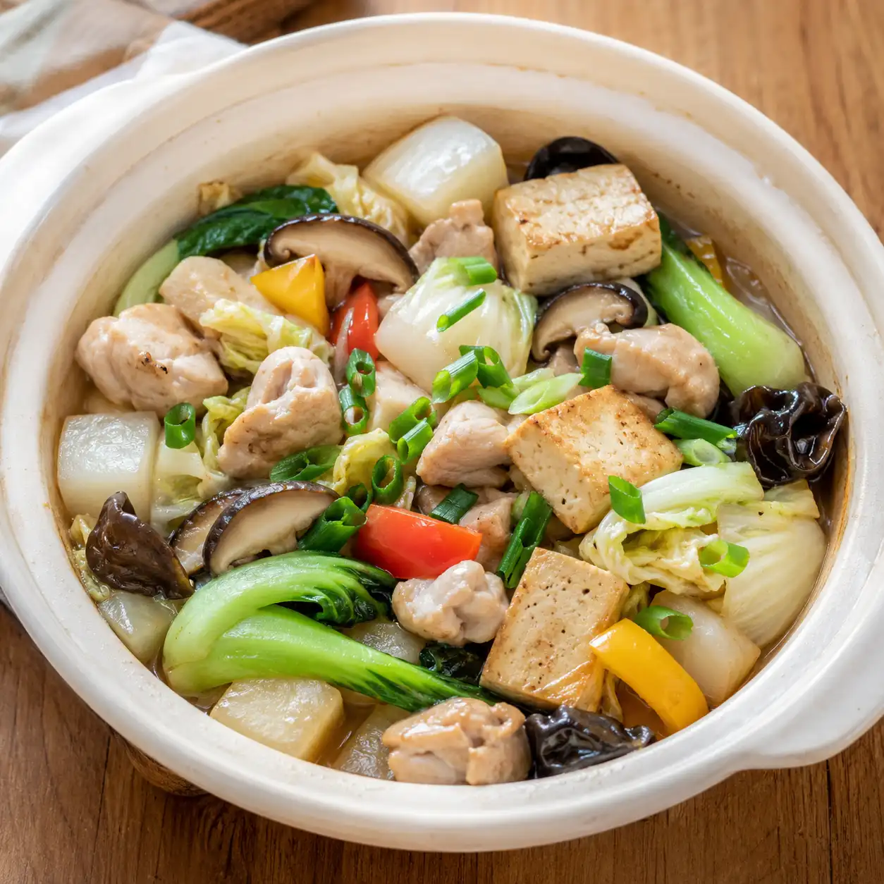 白胡椒雞肉蘿蔔烤煲