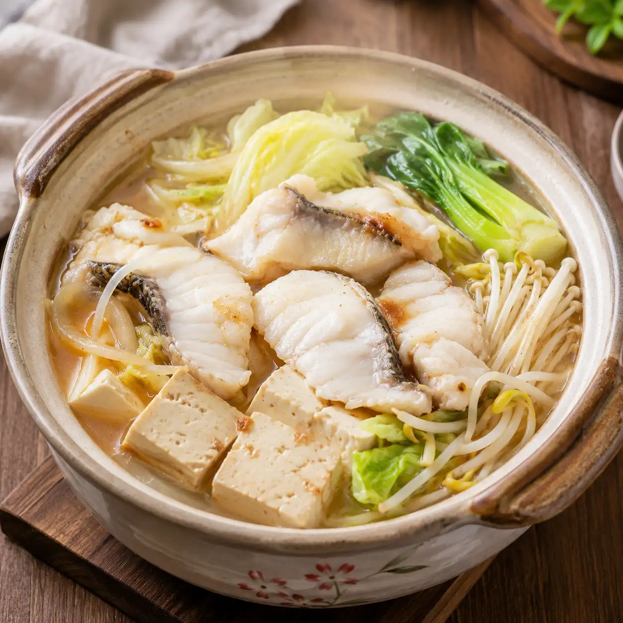 沙茶減量豆腐魚片鍋