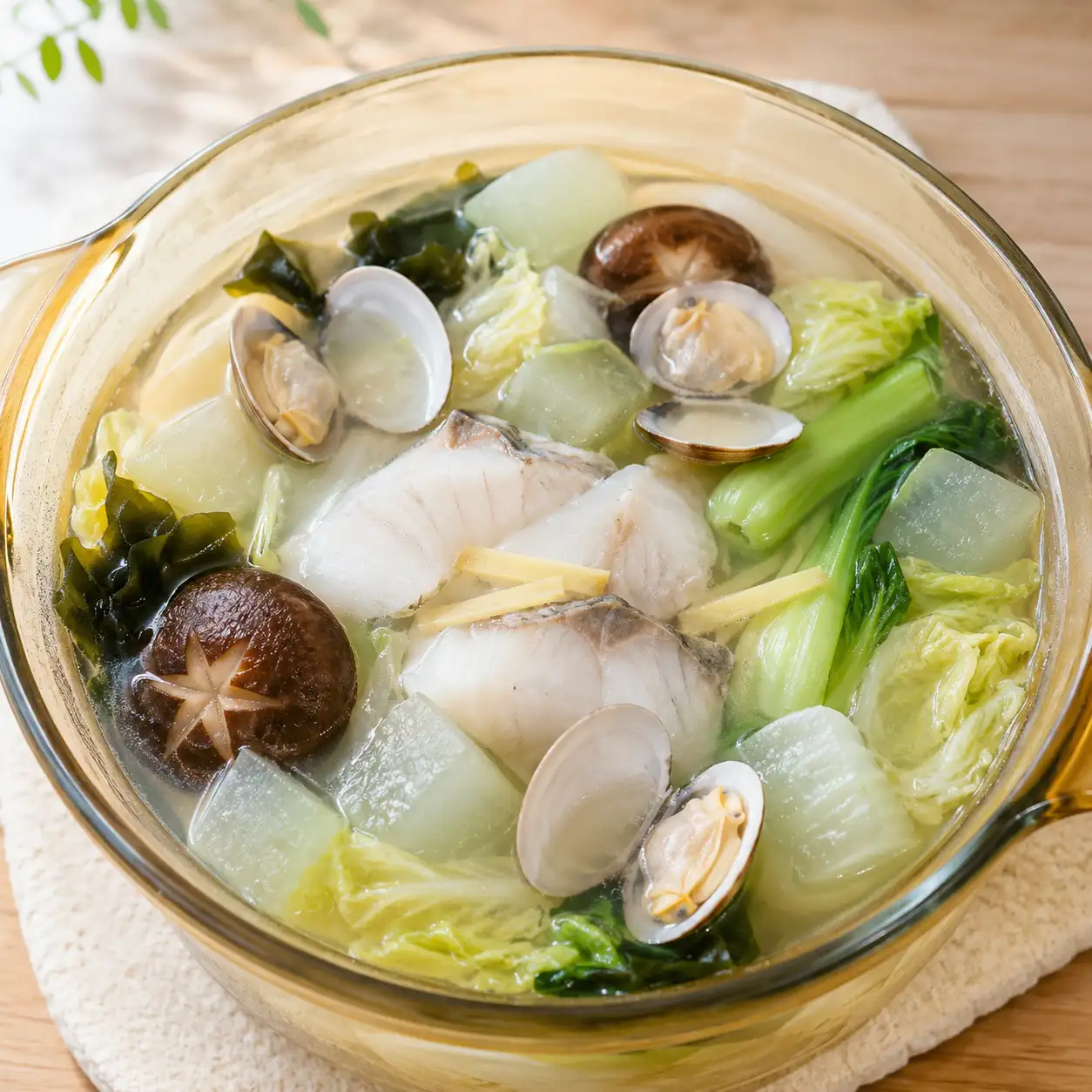 冬瓜蛤蜊魚片清爽鍋