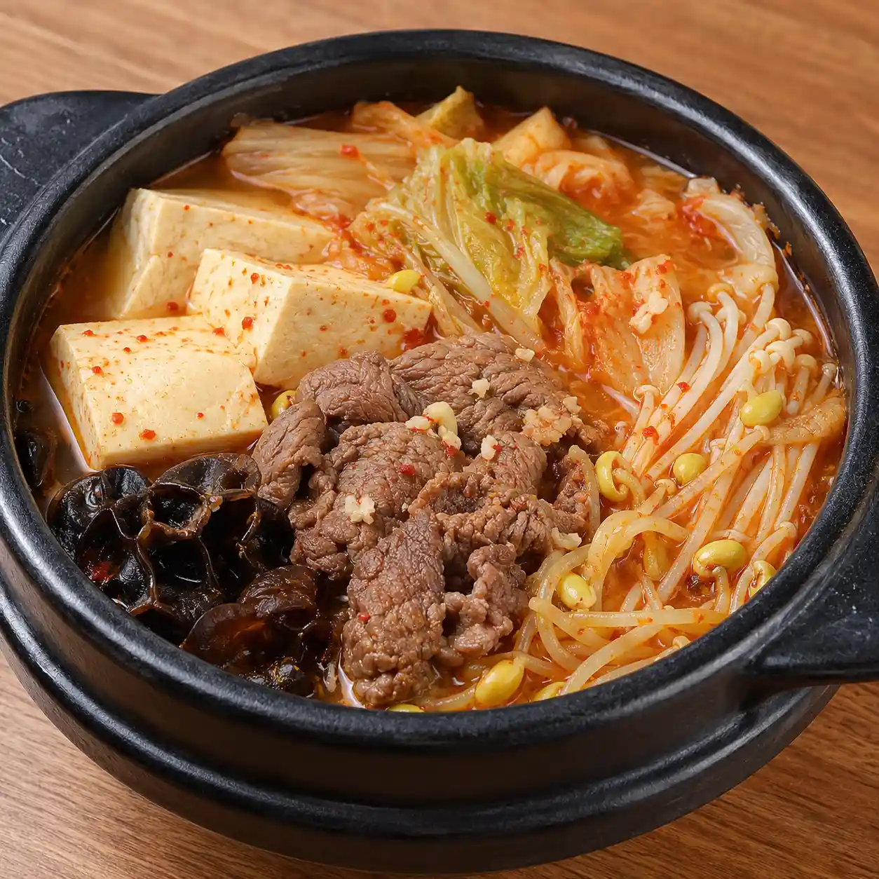 泡菜麻辣豆腐牛肉鍋