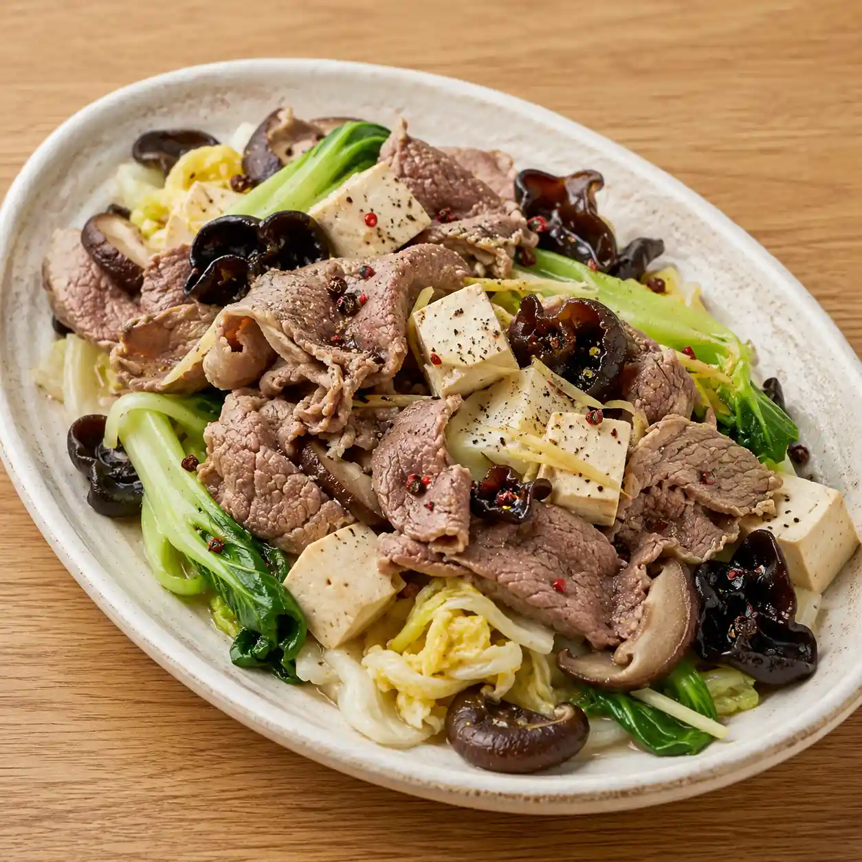 藥膳胡椒麻辣牛肉香菇冷盤