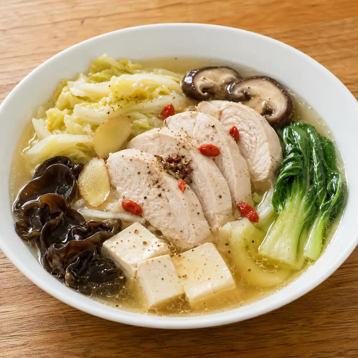 藥膳胡椒麻辣雞胸湯