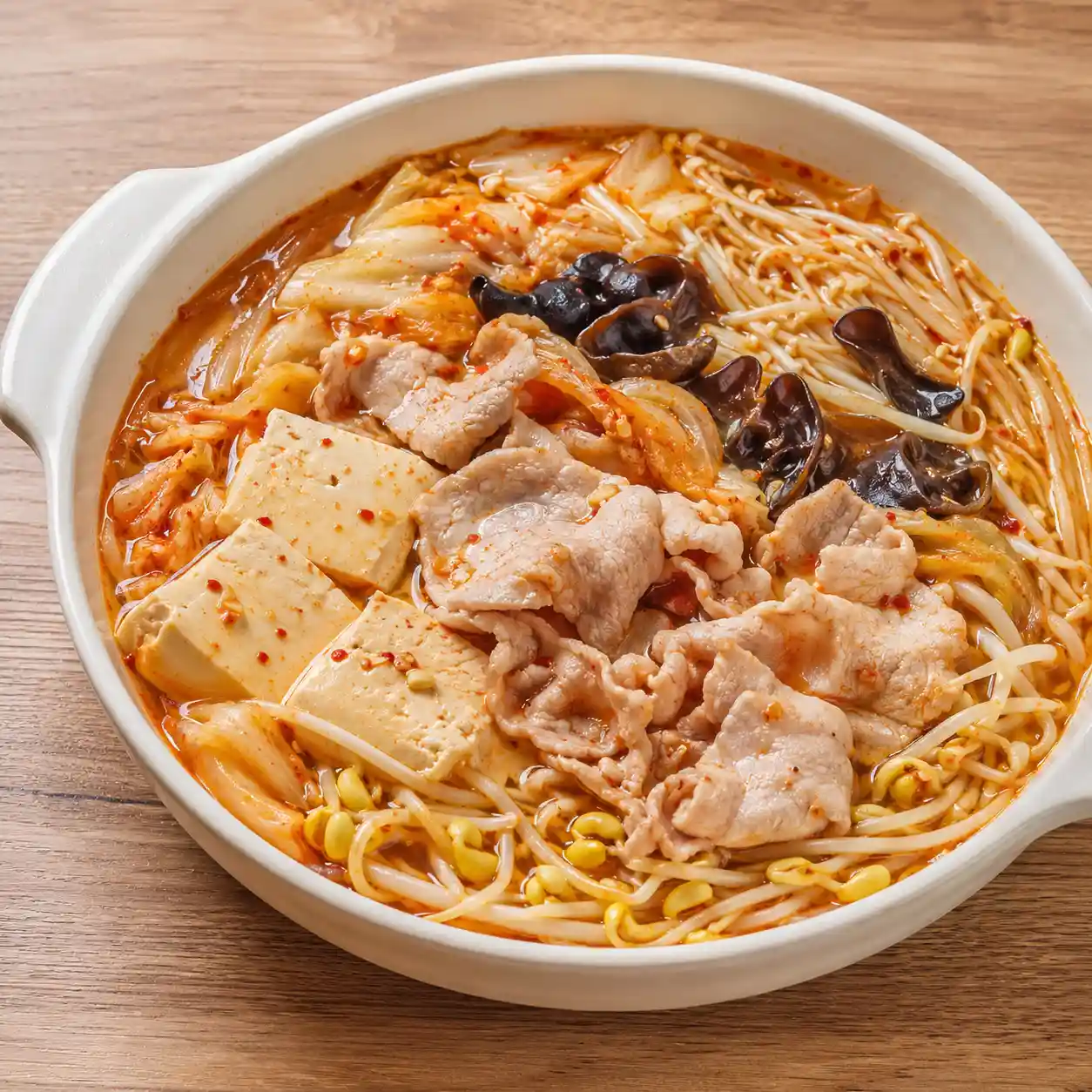 泡菜麻辣豬里肌豆芽鍋