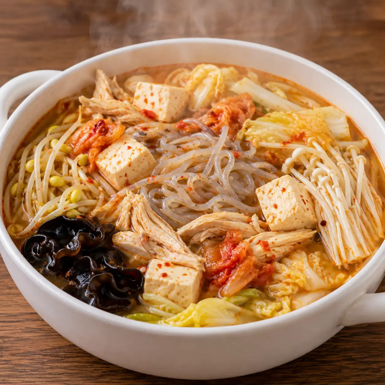 泡菜麻辣豆腐蒟蒻麵鍋