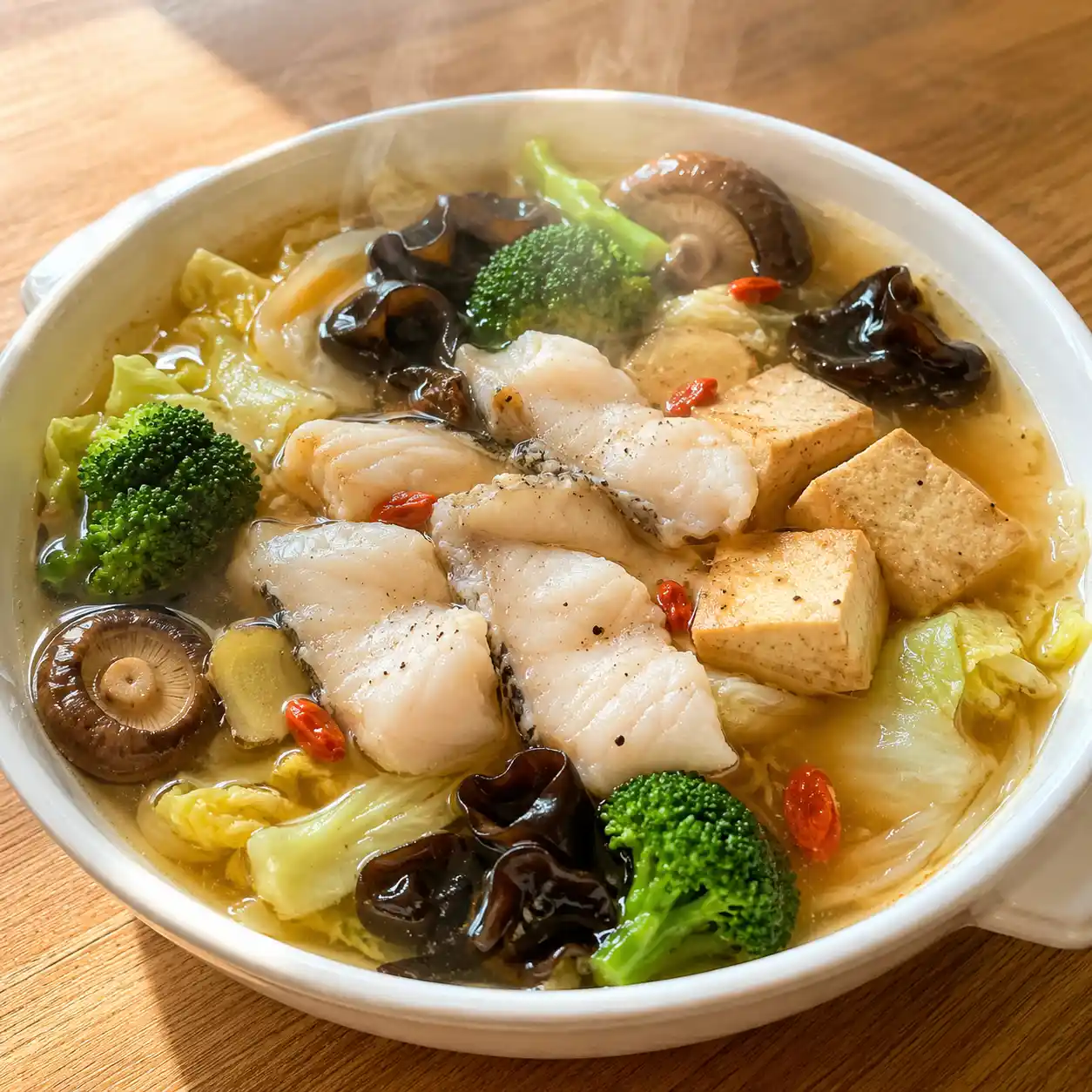 藥膳胡椒麻辣魚片豆腐鍋