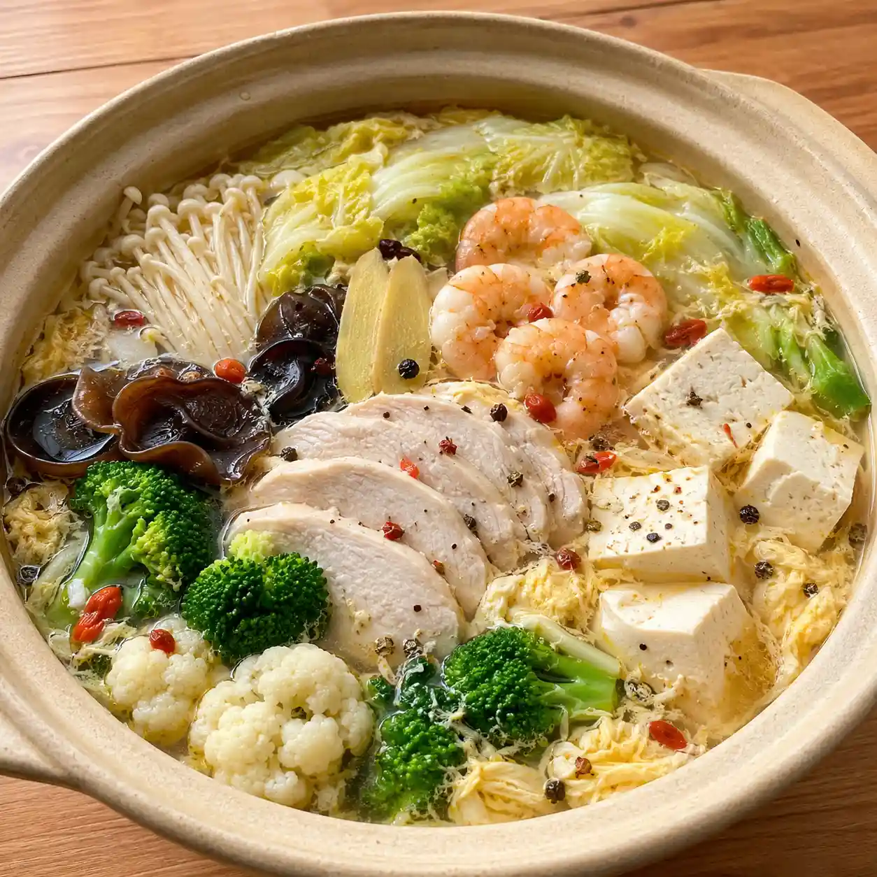 低油藥膳胡椒麻辣總匯鍋