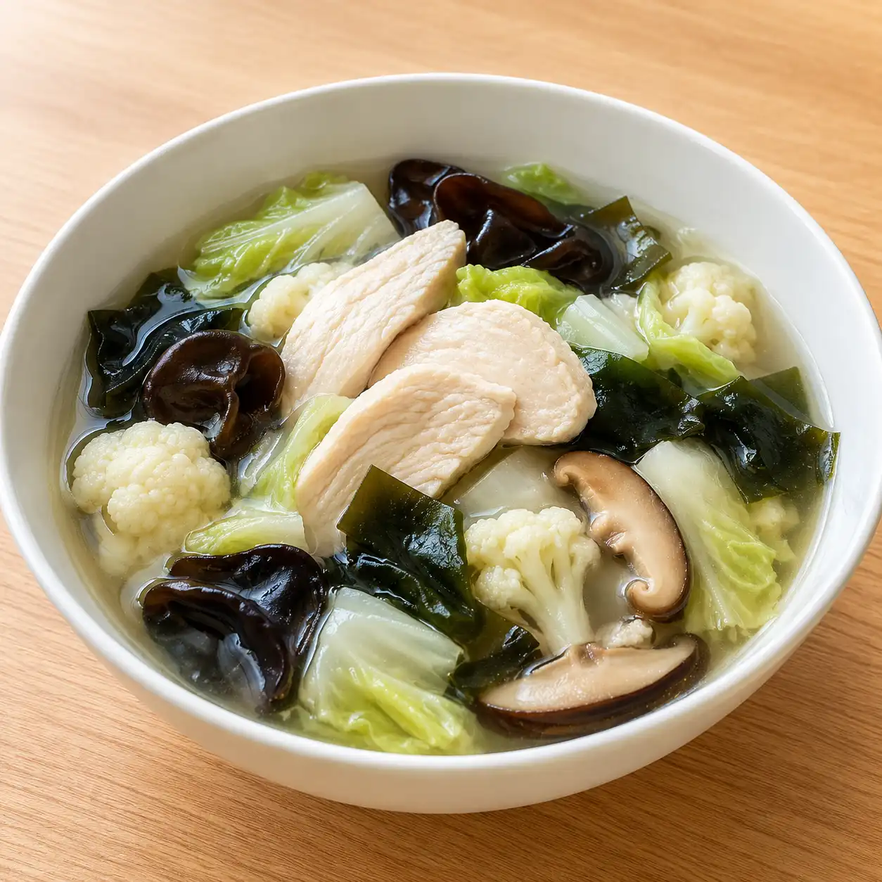 昆布雞胸木耳海藻碗