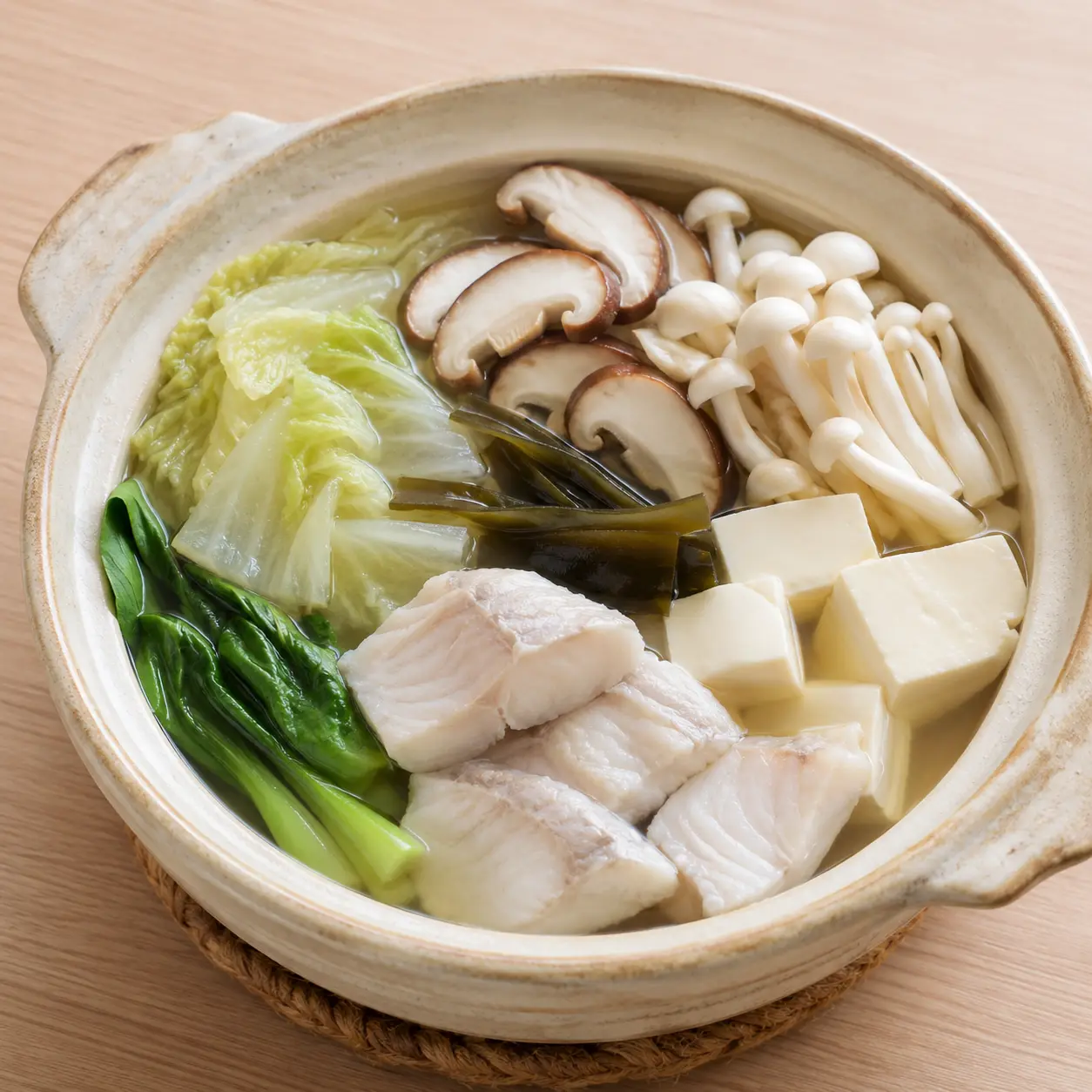 魚片豆腐昆布菇菇鍋