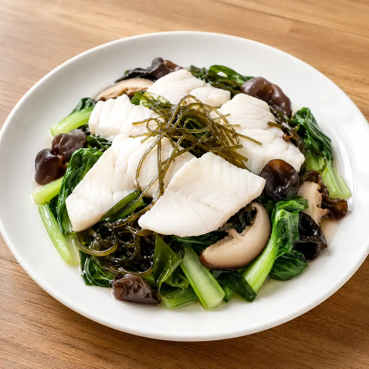 昆布魚片小松菜冷拌
