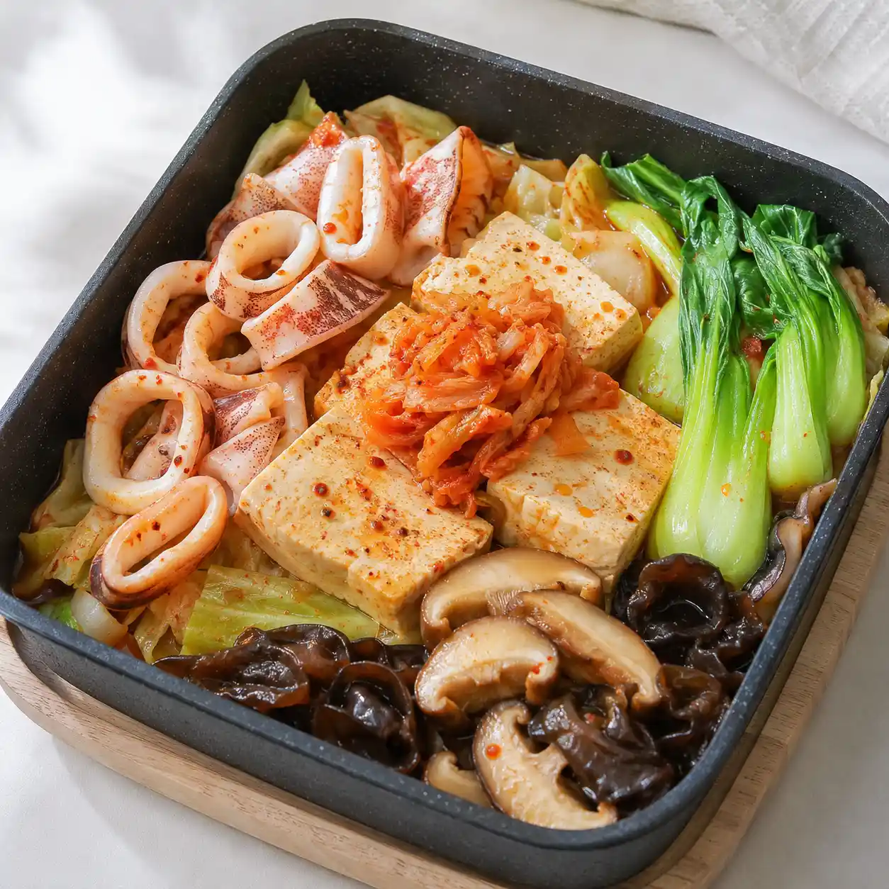 低糖韓式花枝豆腐烤盒