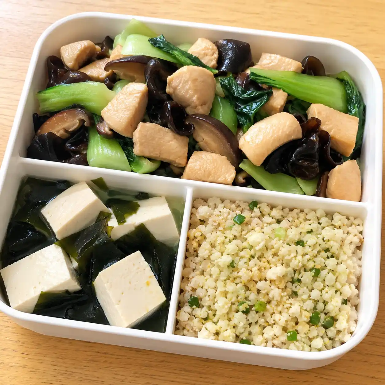 昆布雞胸海帶芽豆腐餐盒