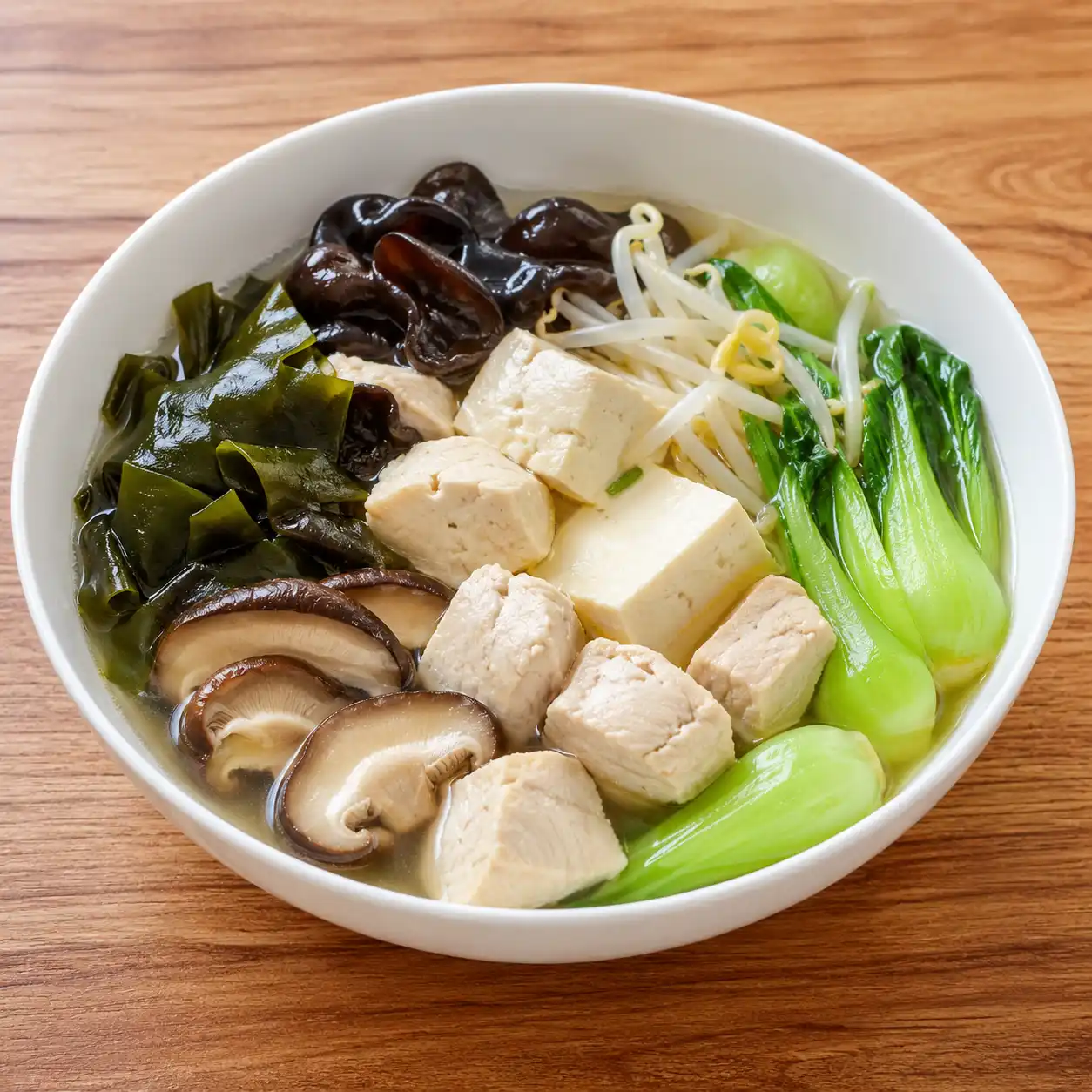 昆布海帶芽雞肉豆腐煮