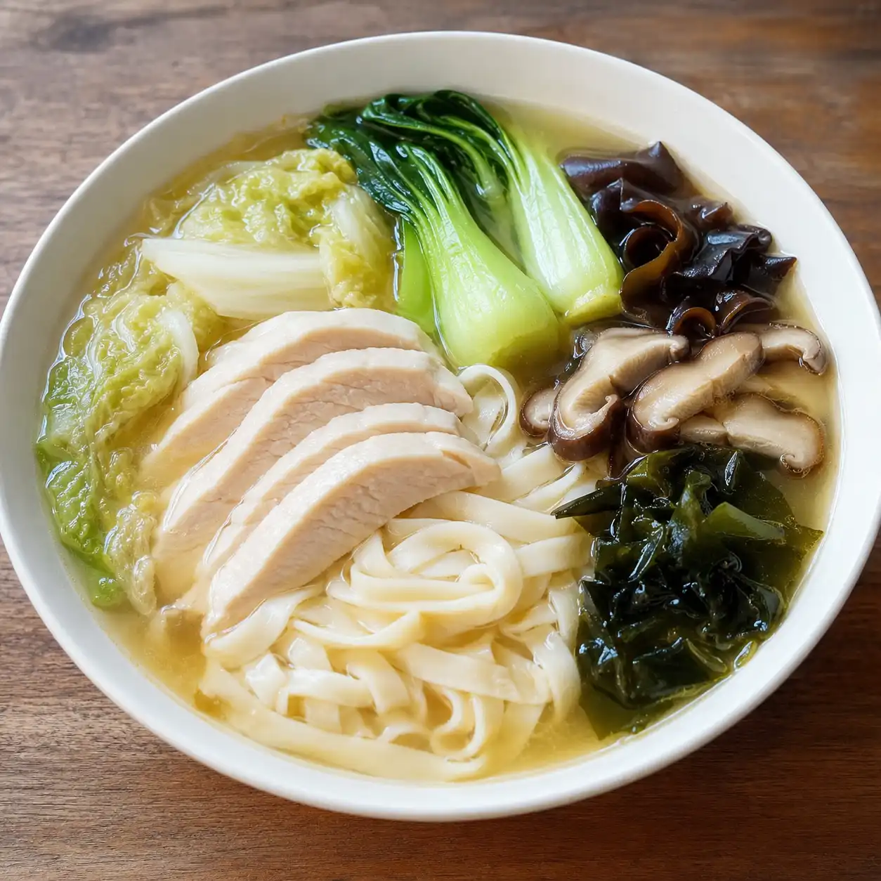 味噌雞胸豆腐麵湯
