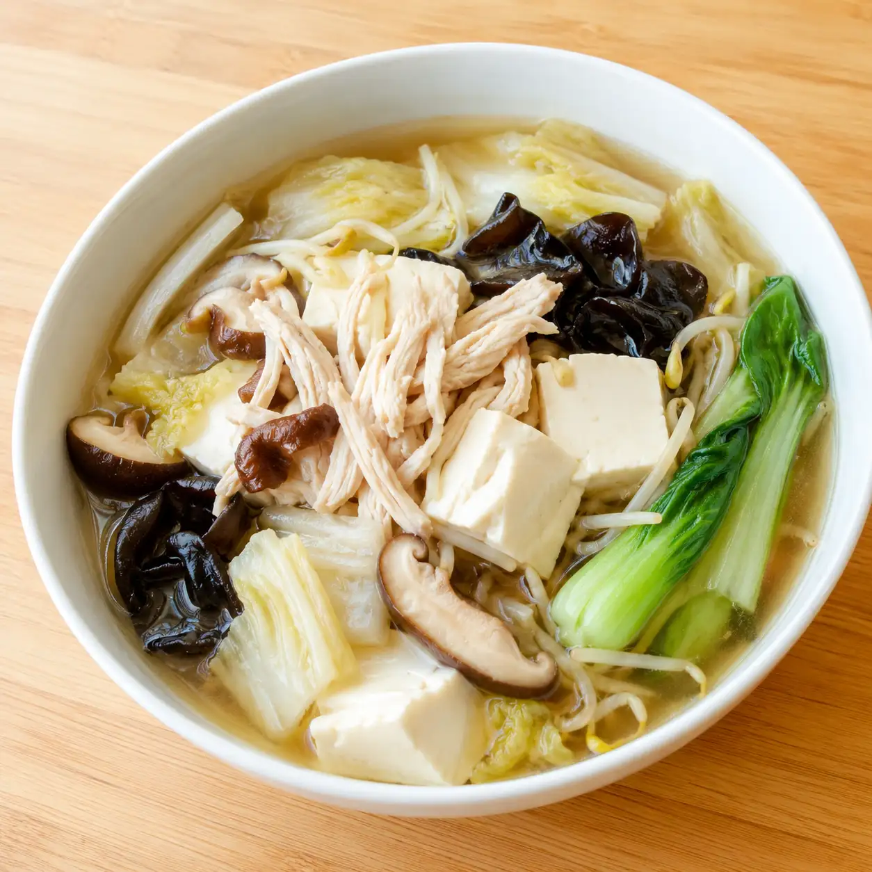 雞胸烏醋白菜豆腐燉