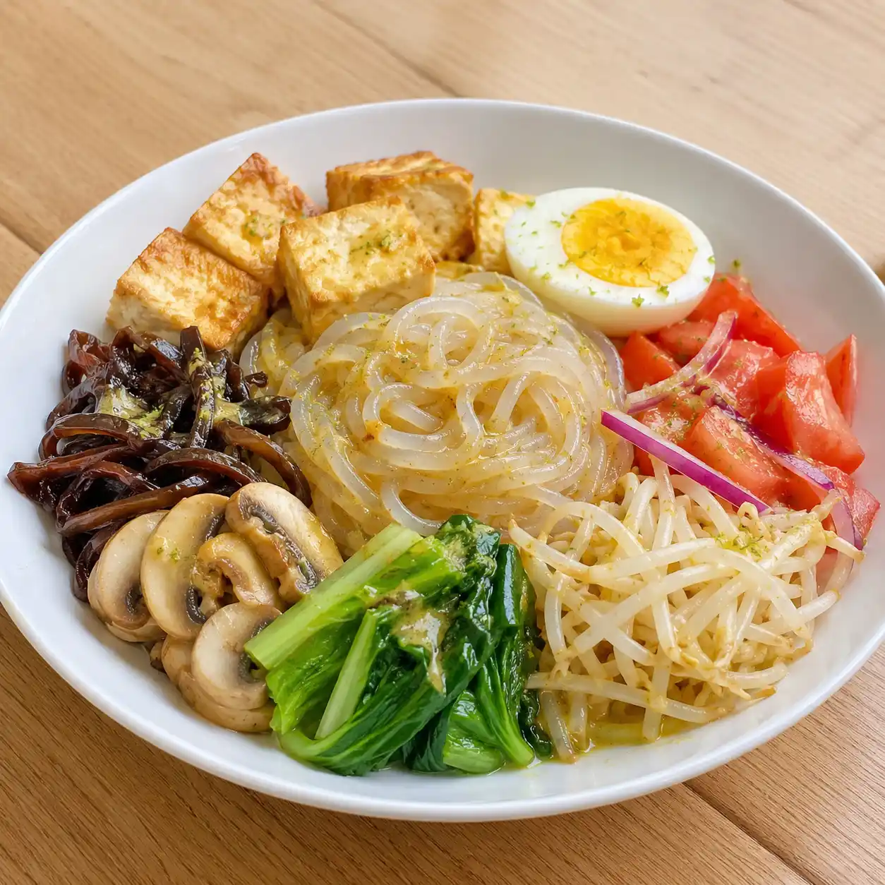 馬來叻沙風冷拌豆腐蒟蒻麵