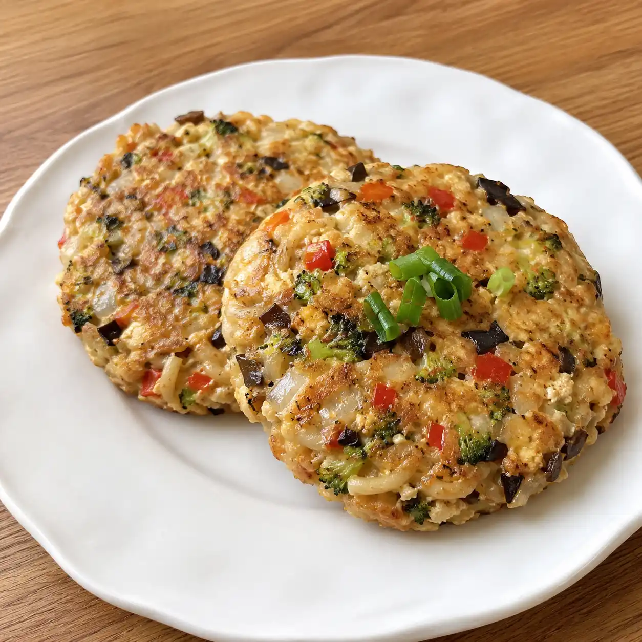 青花菜雞蛋半份全麥煎麵餅