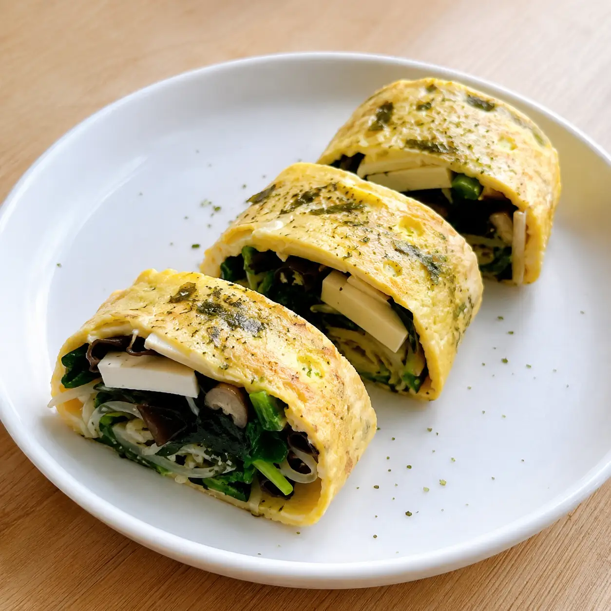 昆布豆腐海帶芽蛋捲