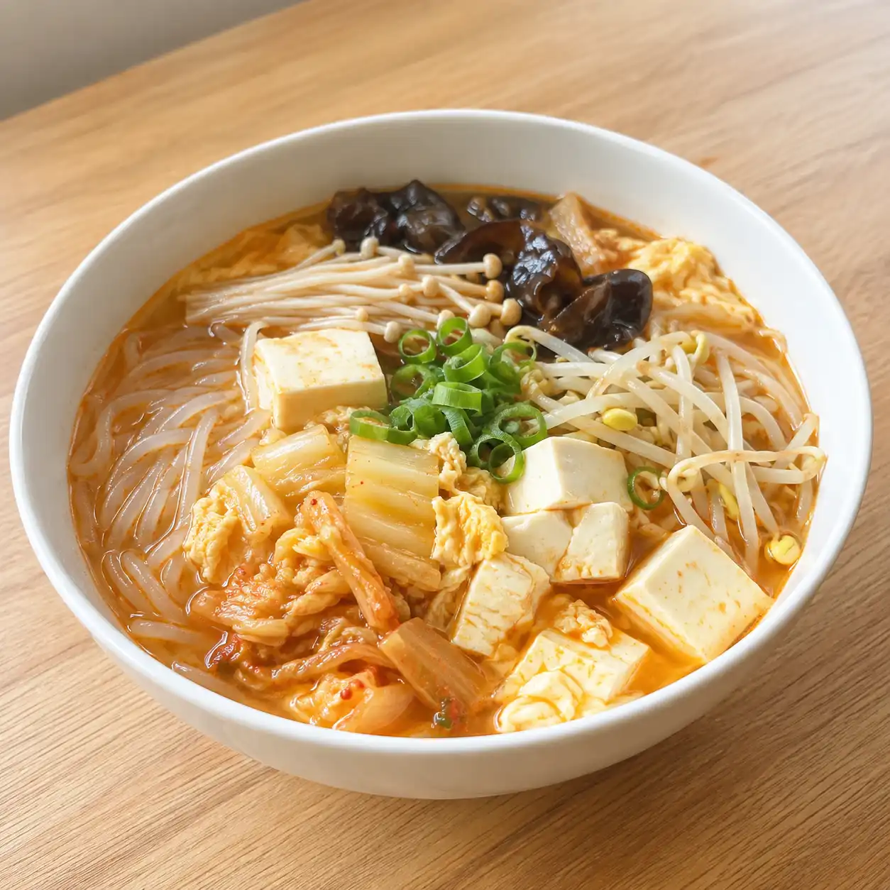 泡菜豆腐蒟蒻早餐麵