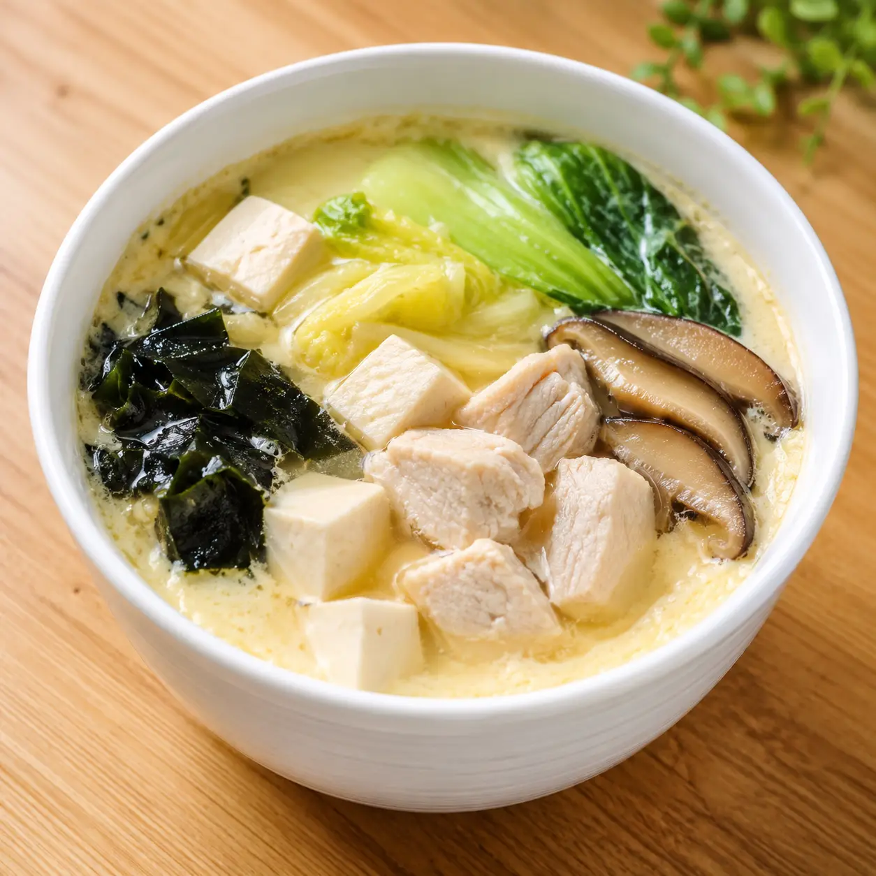 電鍋味噌豆腐雞胸杯