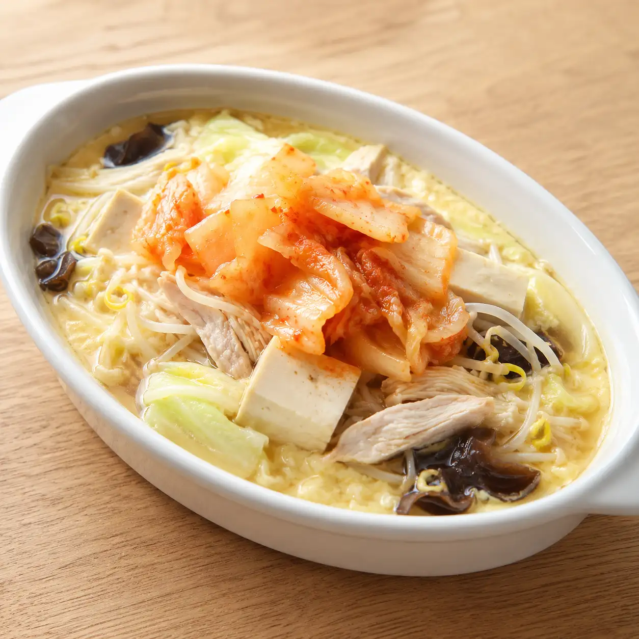 電鍋泡菜豆腐蒸蛋