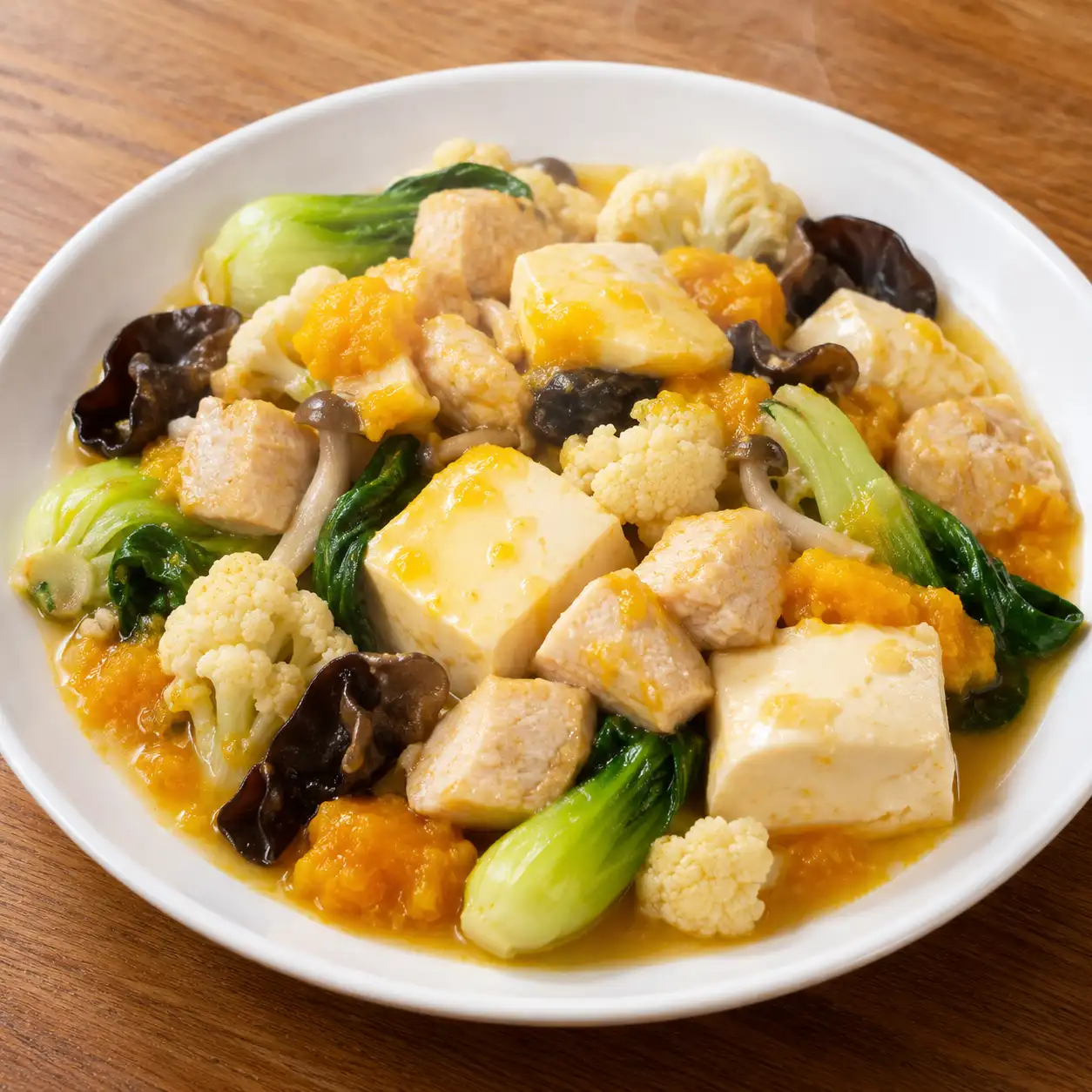 雞胸南瓜控量豆腐盤