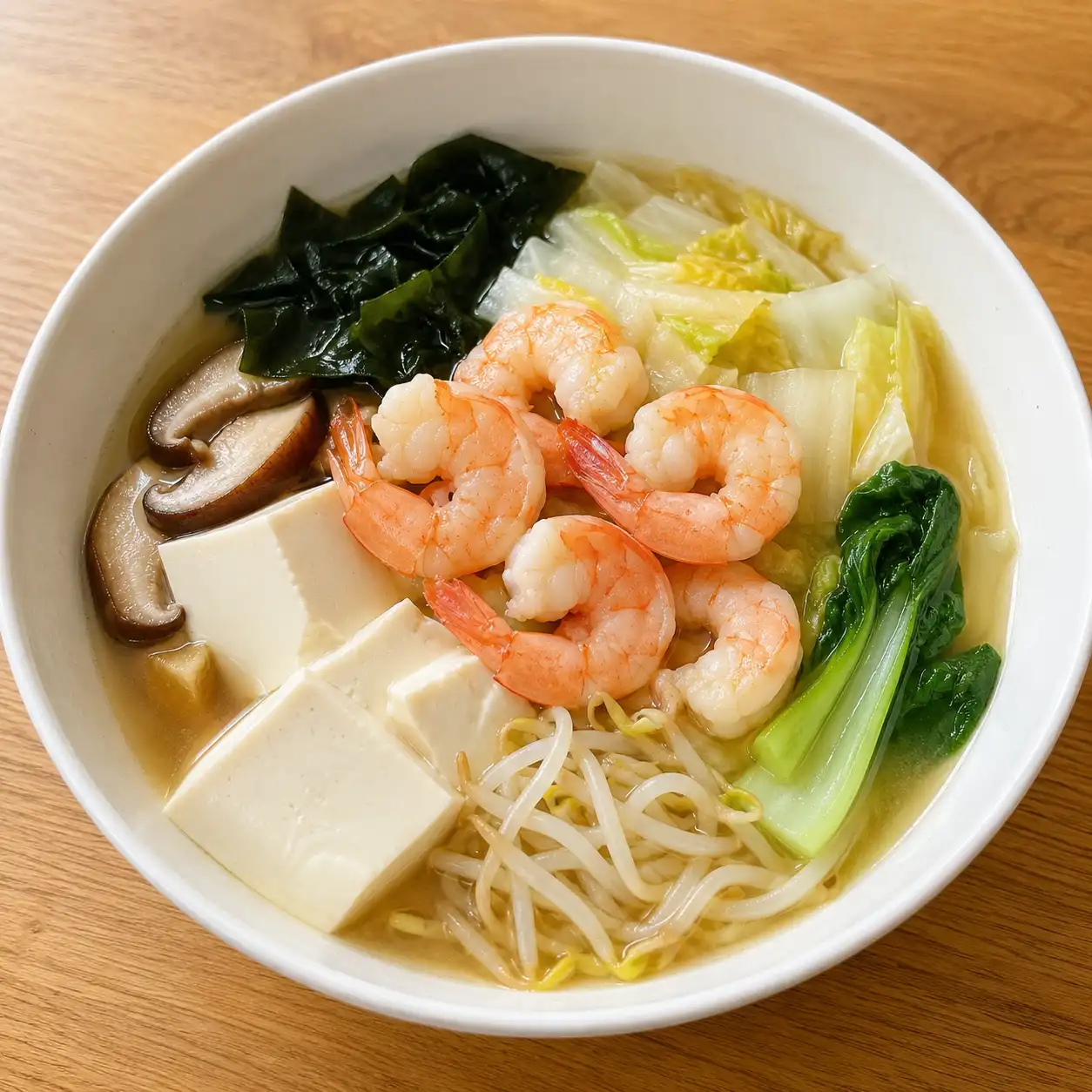 蝦仁味噌豆腐盤
