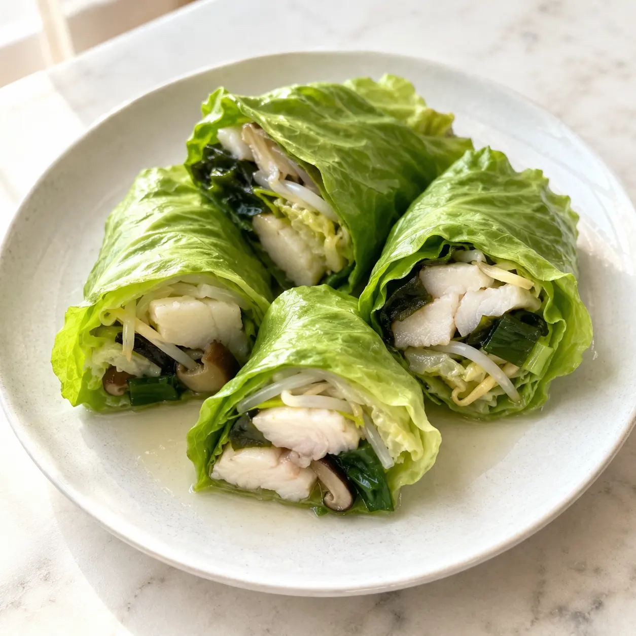 昆布魚片生菜捲