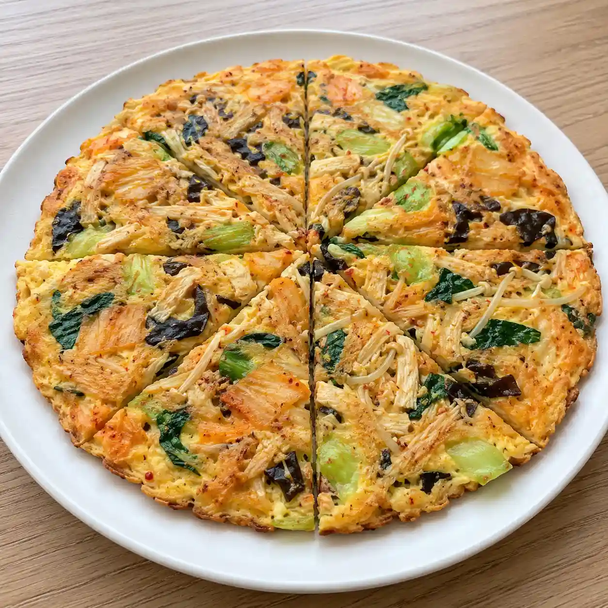 泡菜雞胸蛋煎餅
