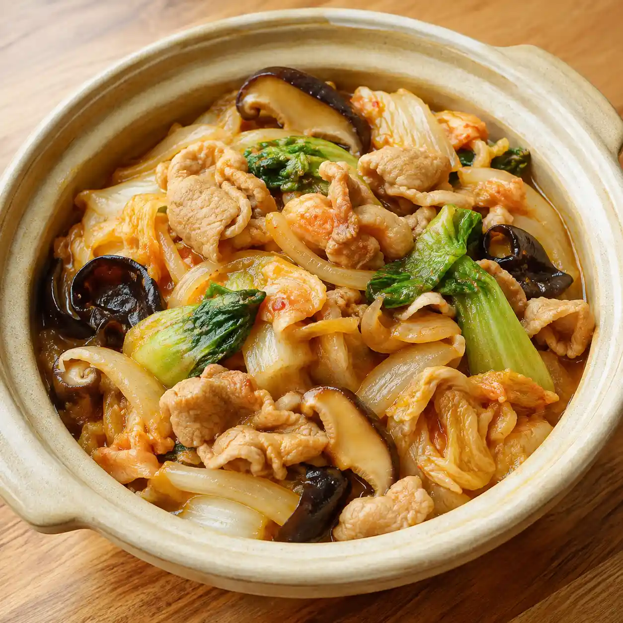 韓式咖哩瘦肉洋蔥白菜燒