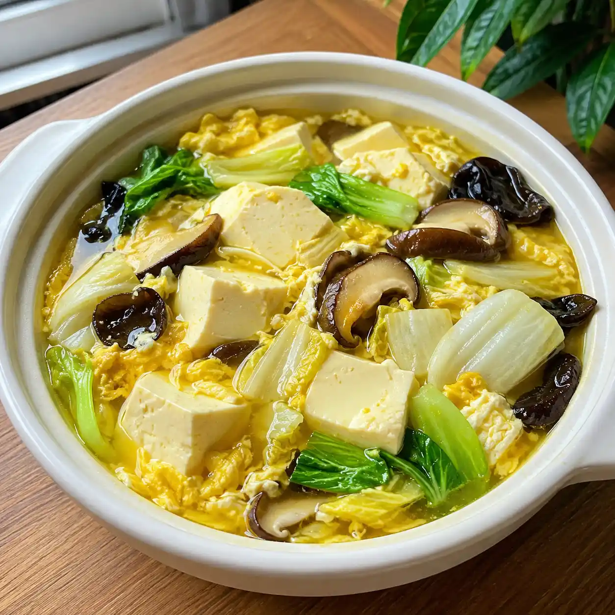 薑黃咖哩豆腐香菇白菜燴