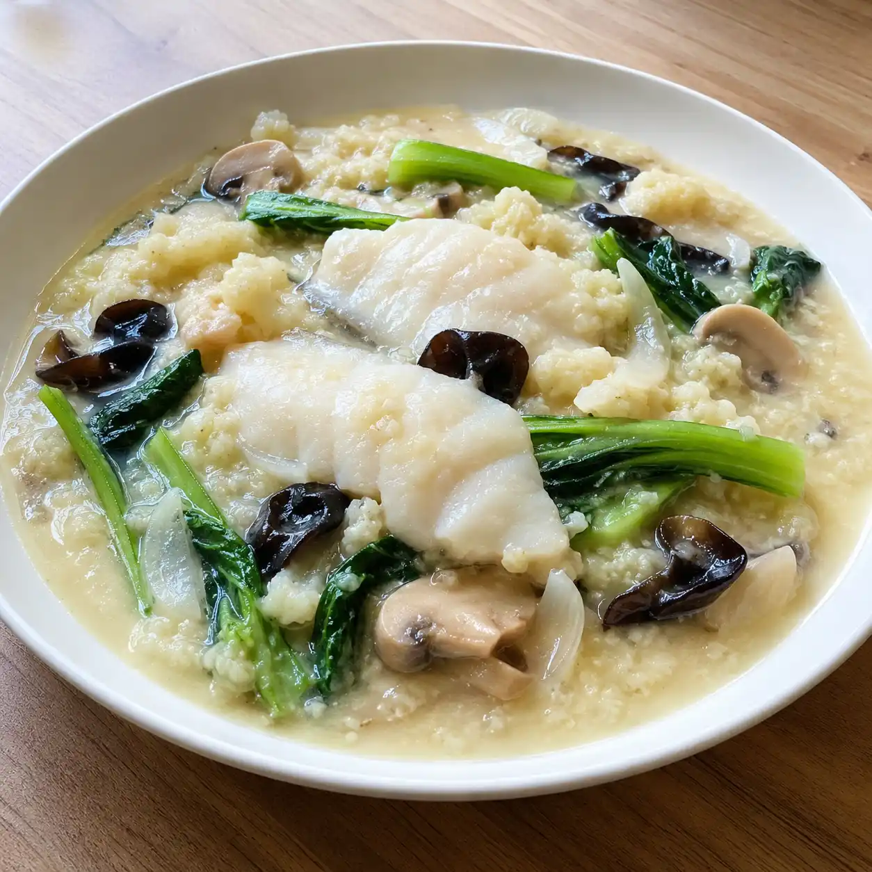 白花椰咖哩魚片小白菜