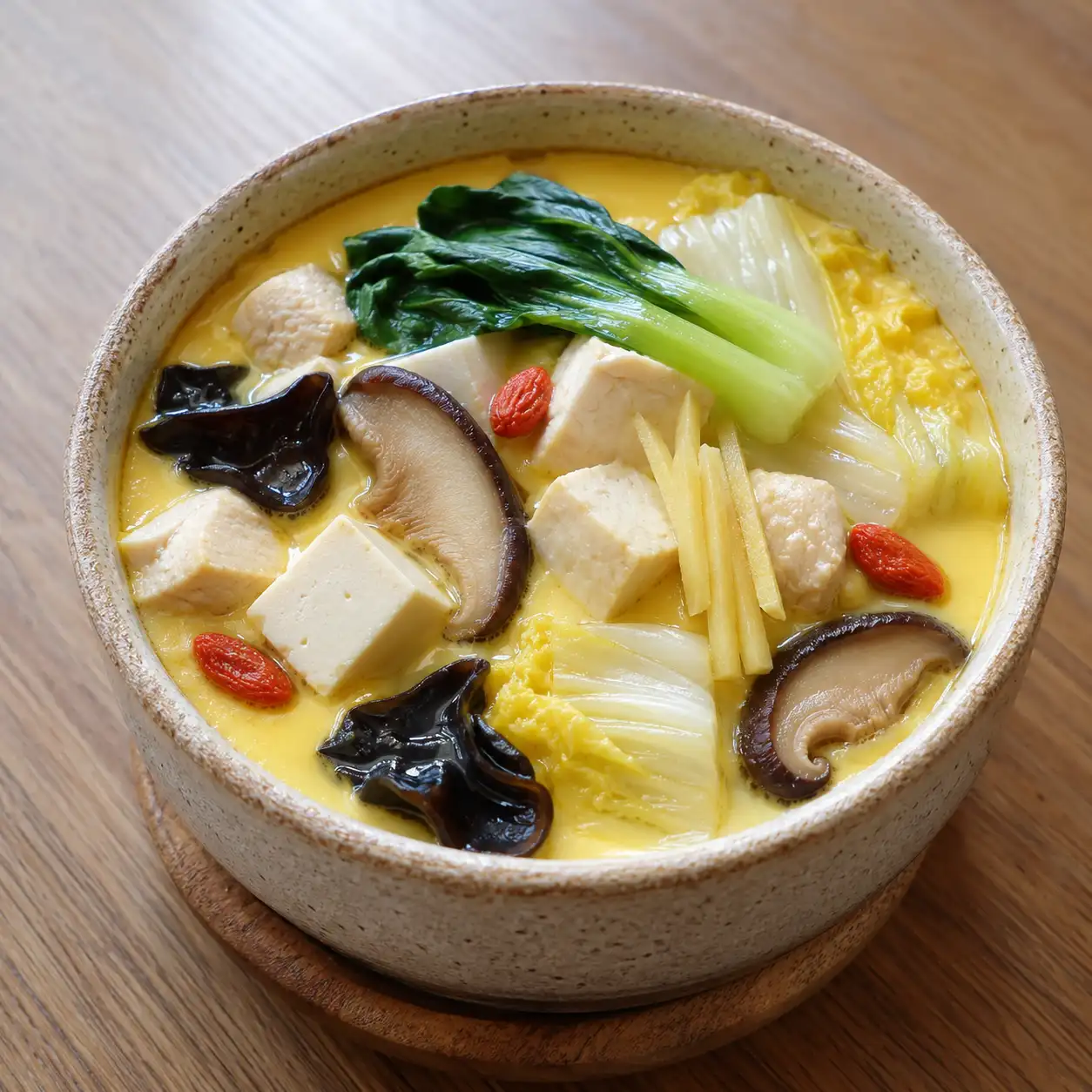 咖哩藥膳感雞肉蛋盅