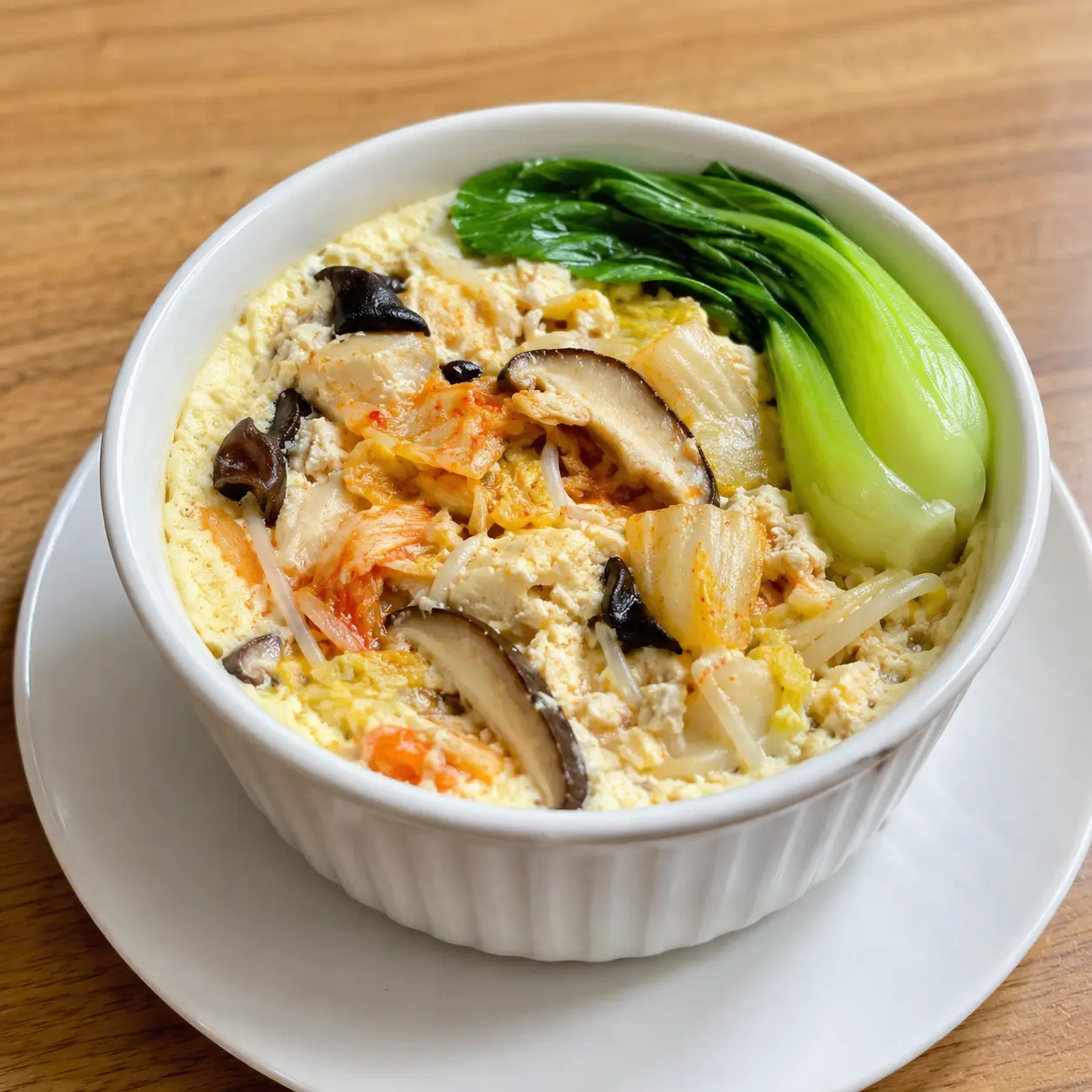 咖哩豆腐泡菜蛋白盅