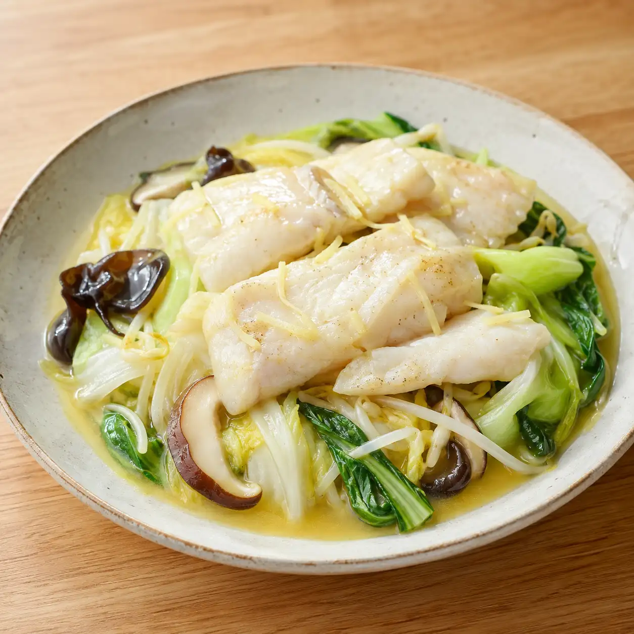 檸檬咖哩魚片白菜溫拌