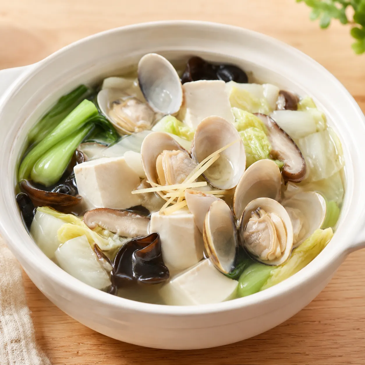 低鹽麴蛤蜊白菜豆腐