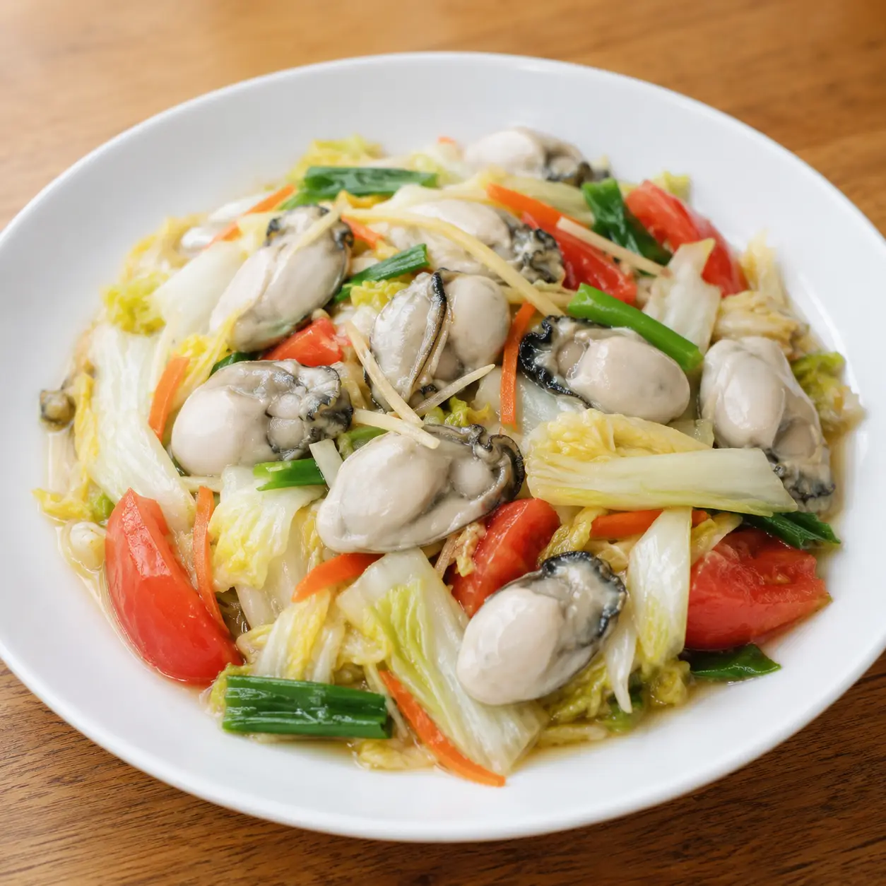 大白菜鮮蚵小炒