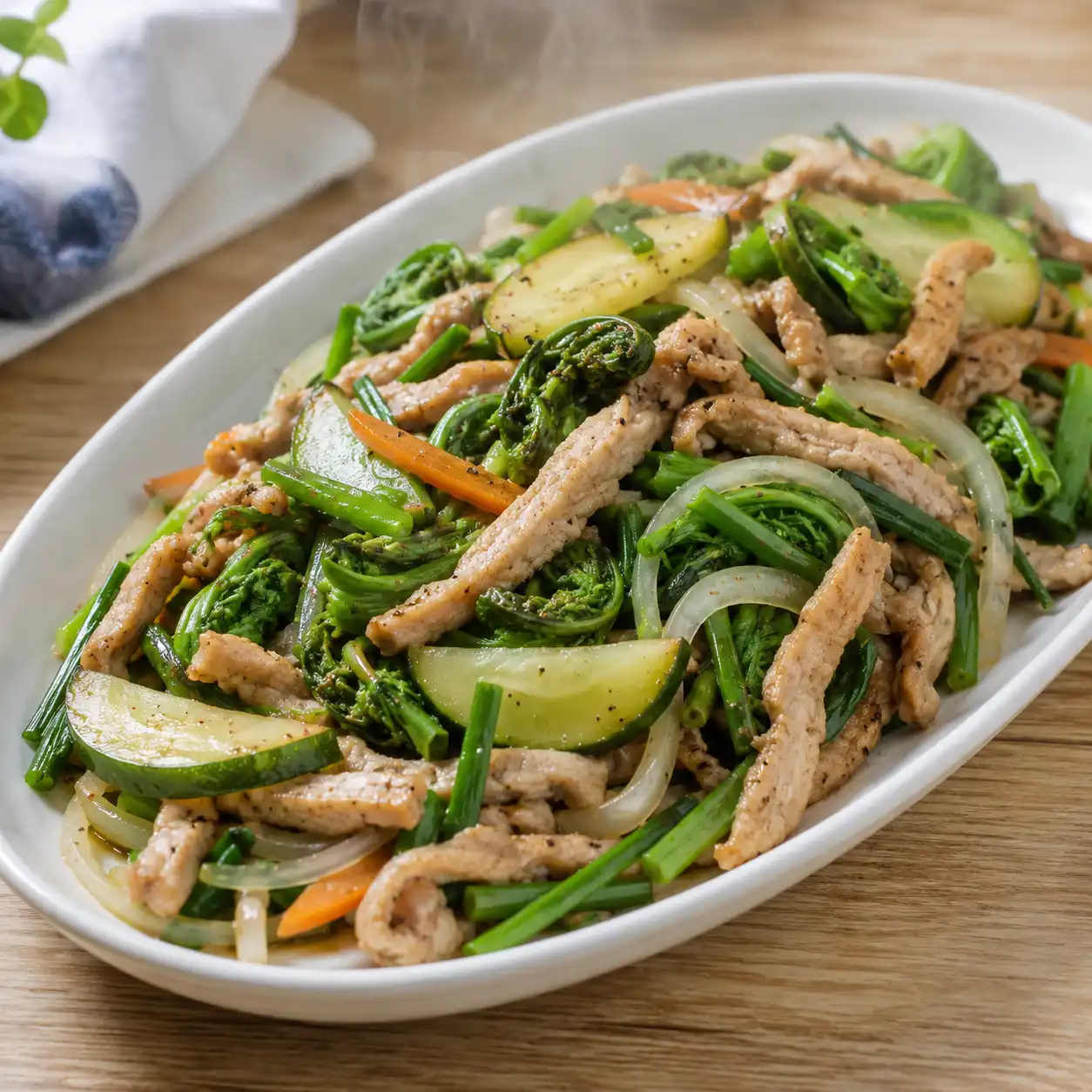 孜然爆瘦肉絲