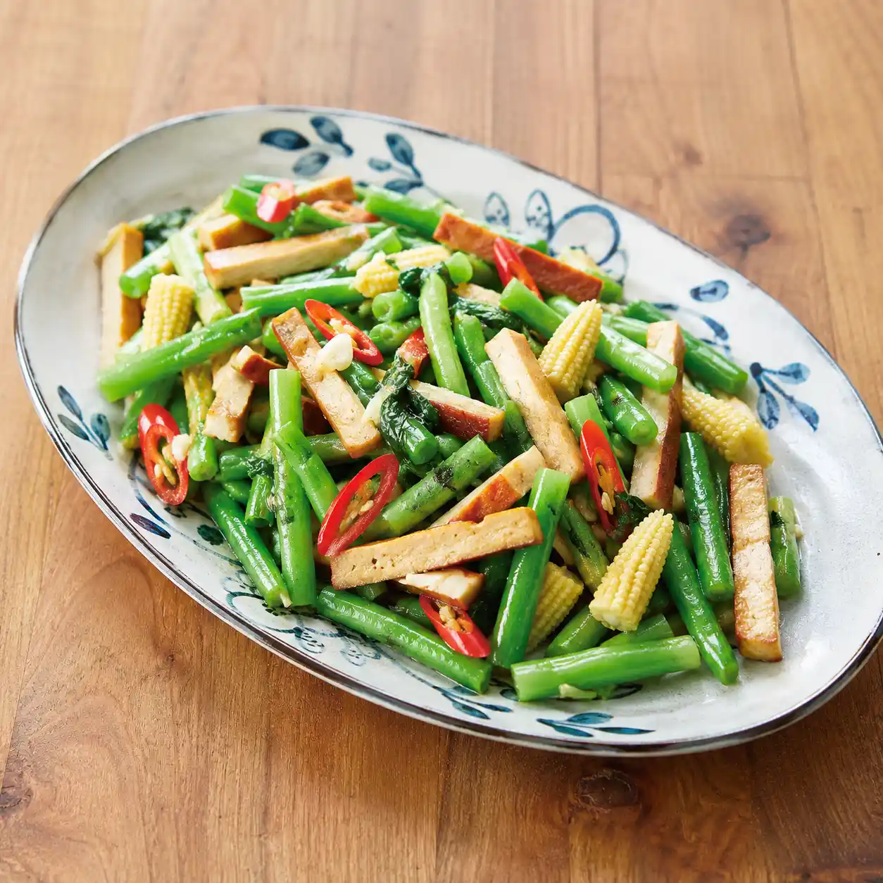 四季豆豆干小炒