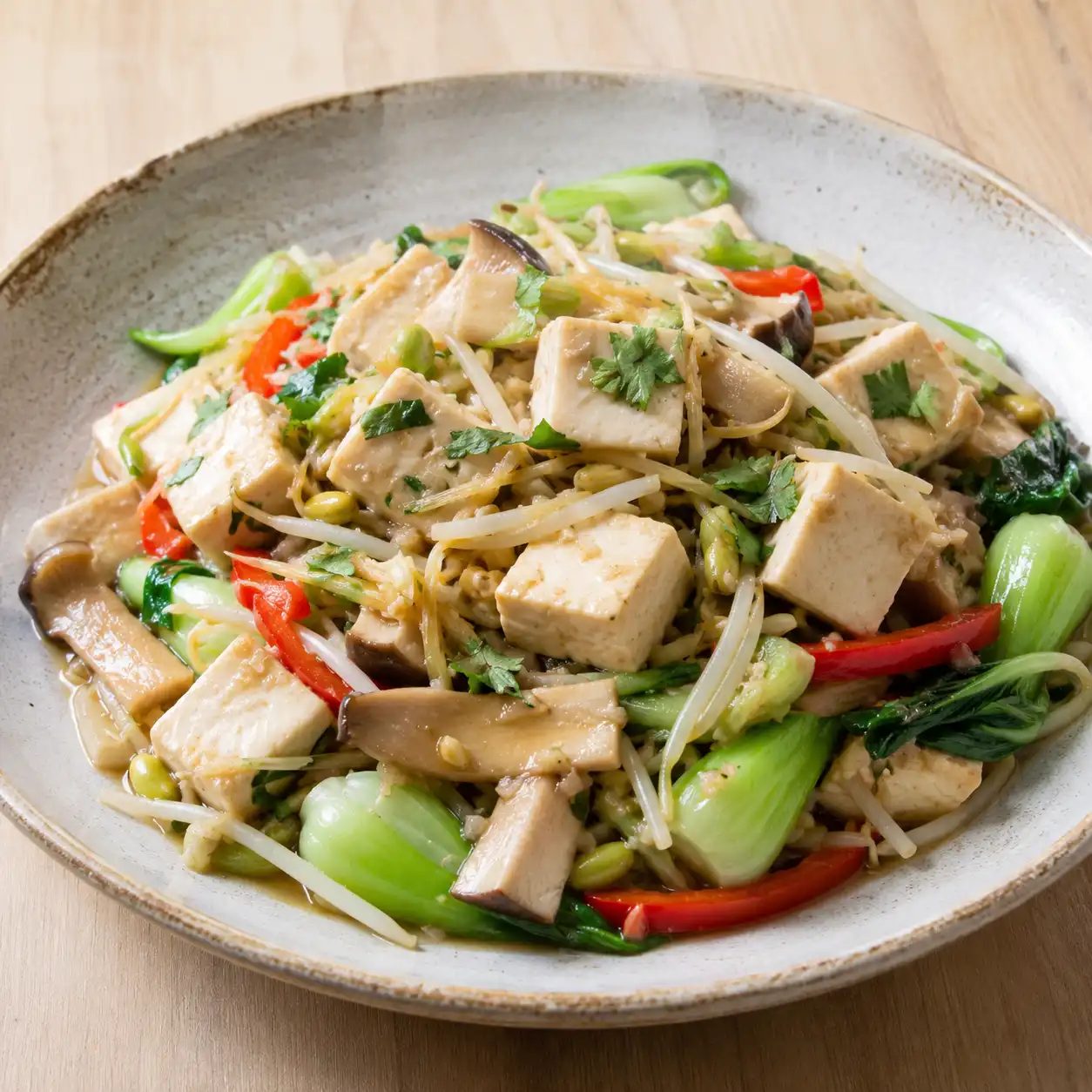 紫蘇梅醋爆嫩豆腐