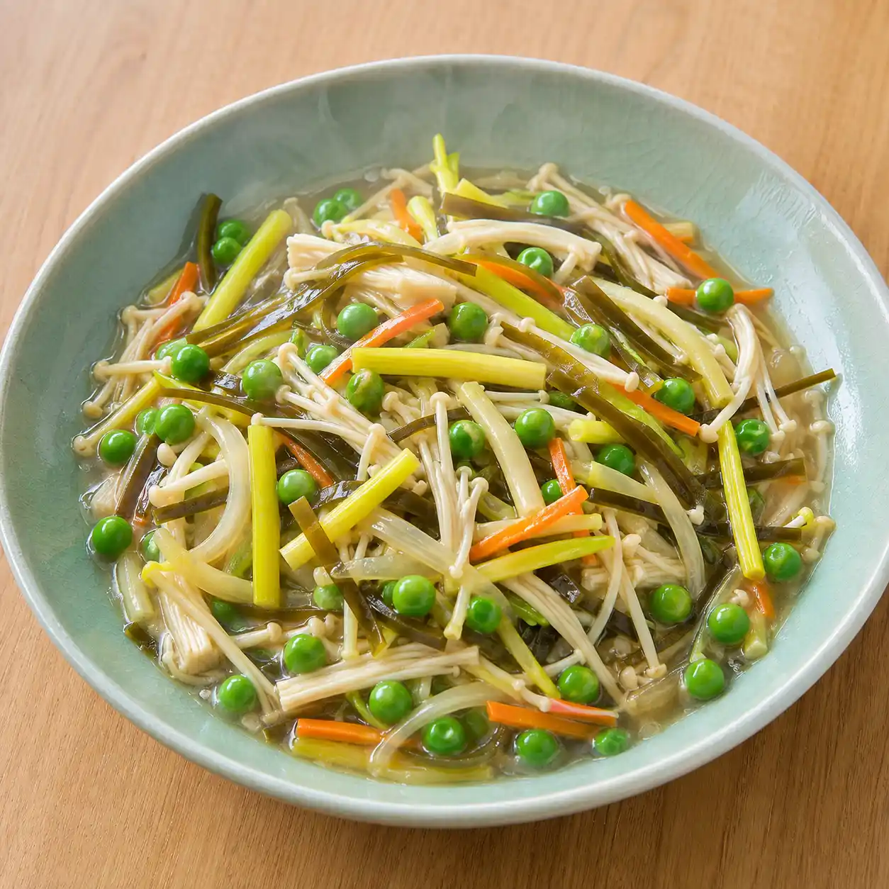 昆布金針菇豌豆鮮燴