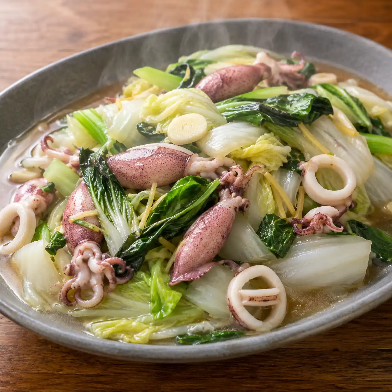 小卷小白菜大白菜燴炒