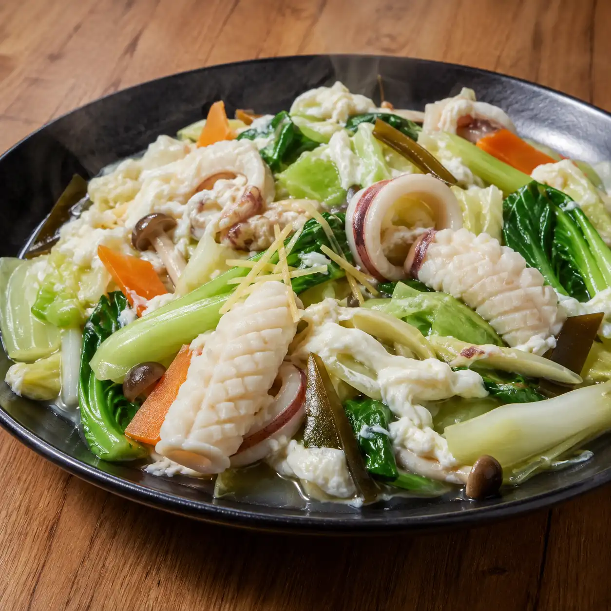 透抽高麗菜滑炒