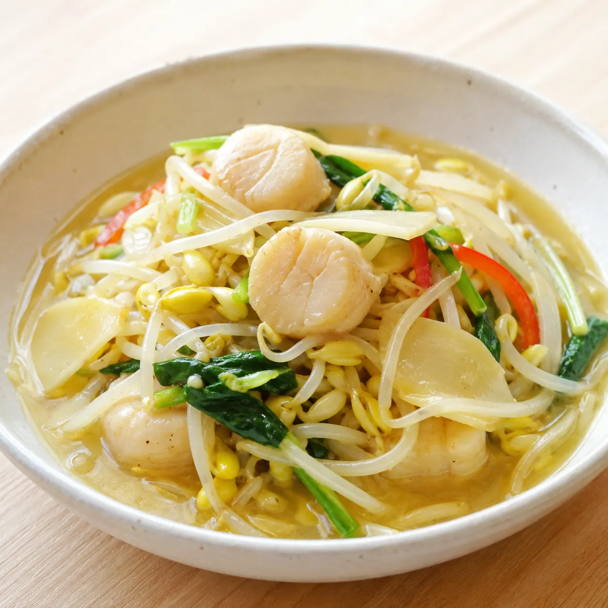 干貝黃豆芽薄燴