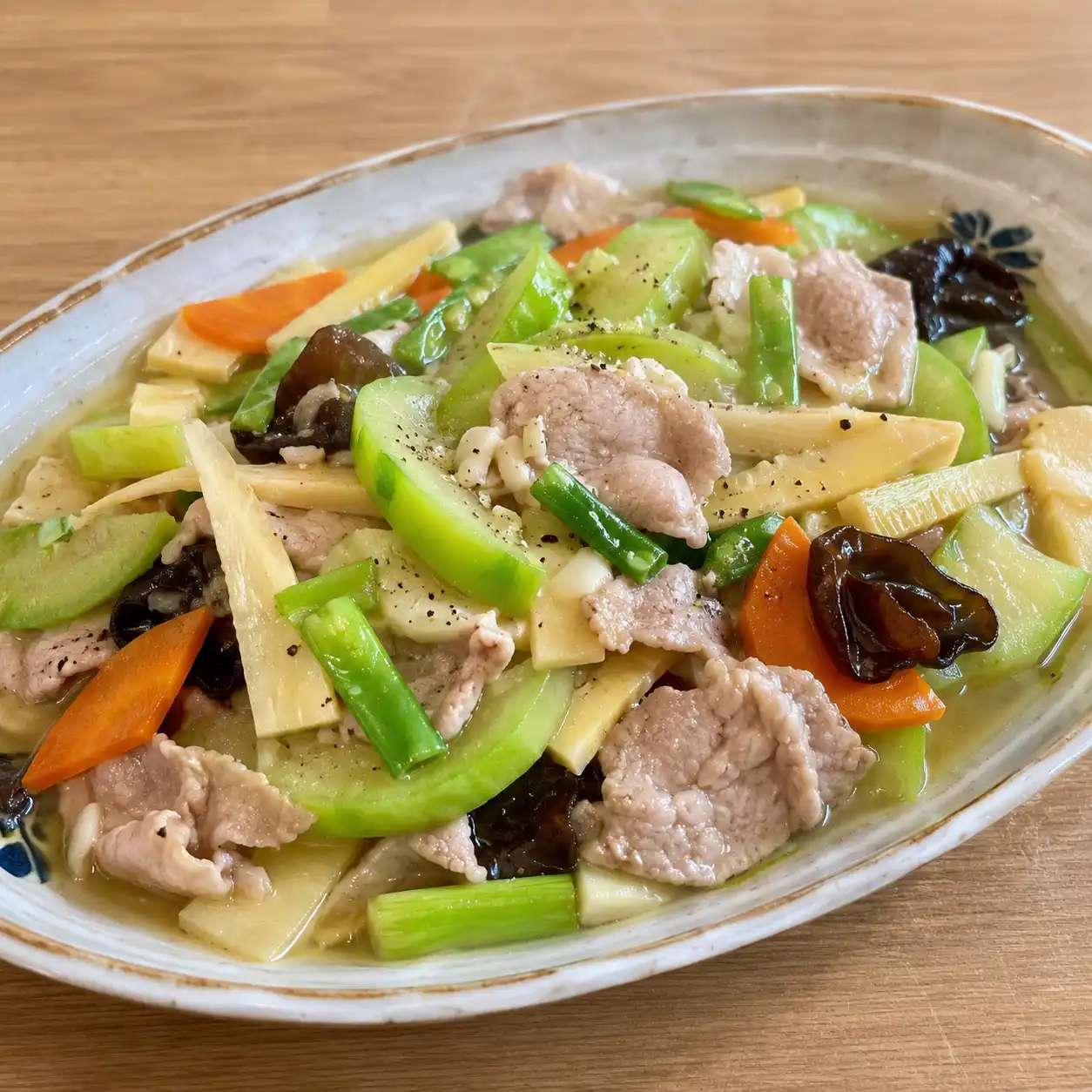 豬肉片竹筍薄燴