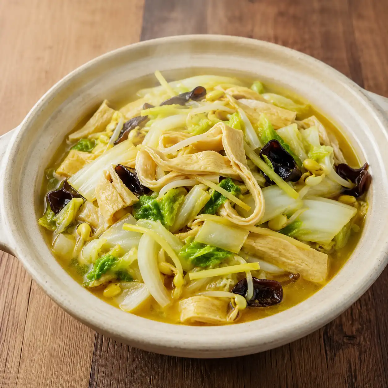 咖哩豆皮大白菜鮮燴