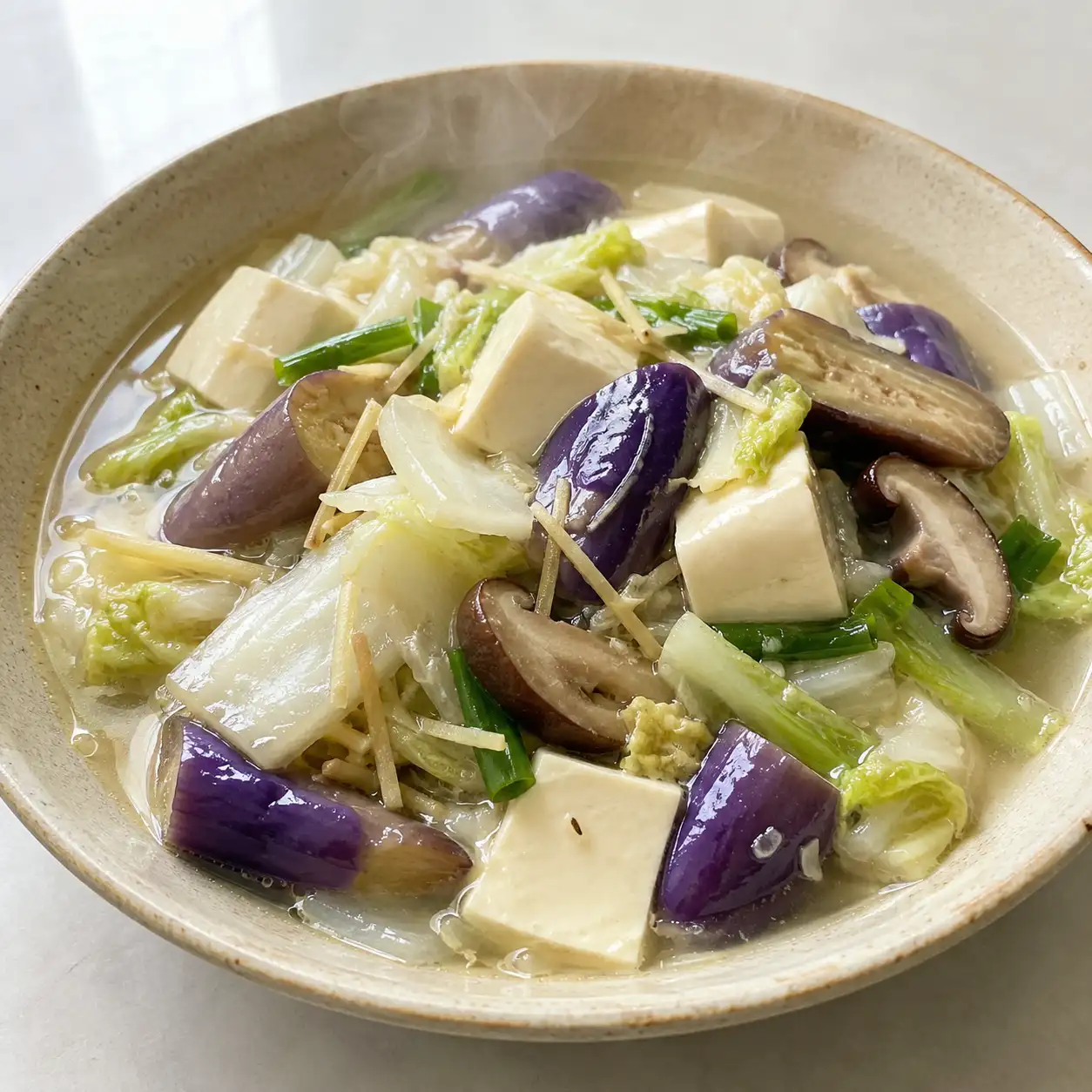 白胡椒嫩豆腐茄子鮮燴