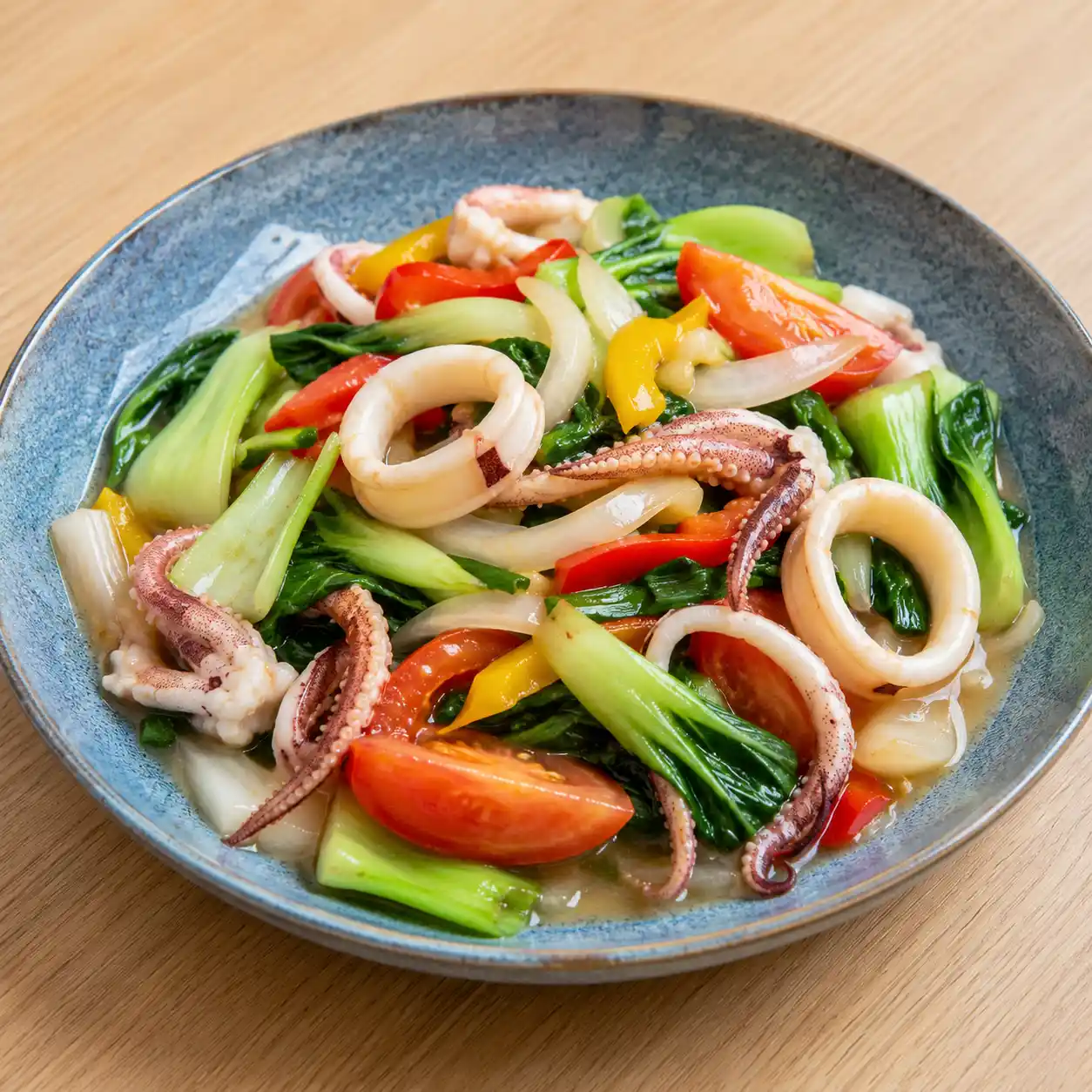 透抽青江菜滑炒