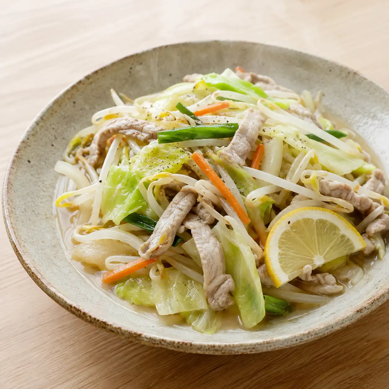檸檬瘦肉絲高麗菜鮮燴